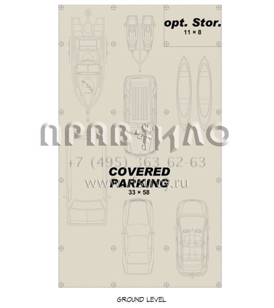 Проект двухэтажного дома с гаражом на три и более машин в прибрежном стиле S5-144 (940-00826)