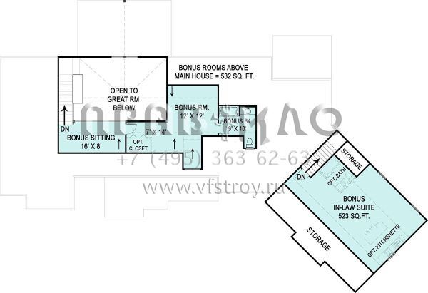 Проект одноэтажного дома с гаражом на три и более машин в американском стиле S5-235 (4195-00009)
