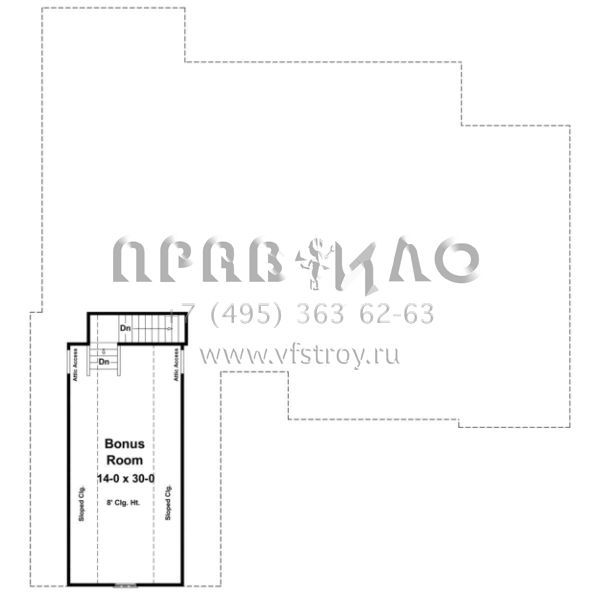 Проект одноэтажного дома с гаражом на две машины в стиле Ранчо S5-225 (348-00148)
