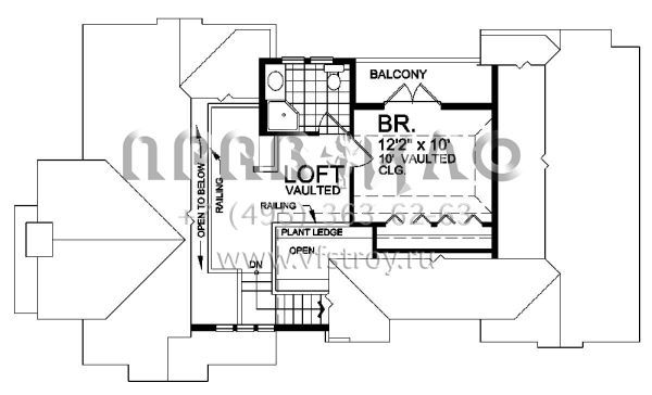 Проект двухэтажного дома без гаража в современном стиле S5-146 (4177-00011)