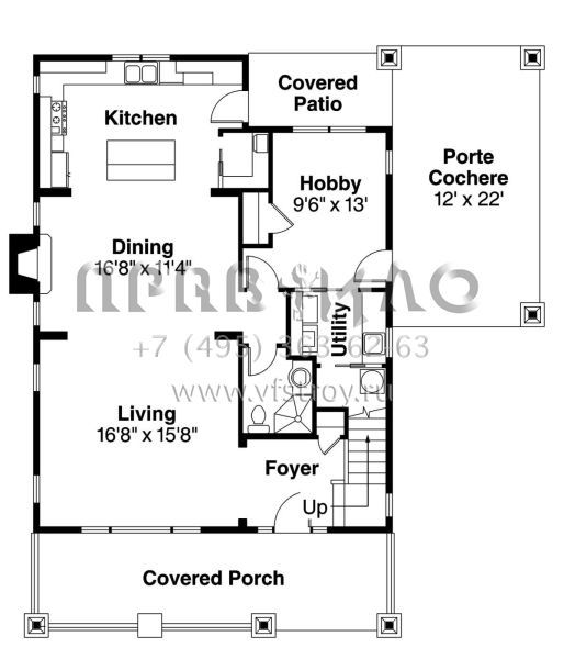Проект двухэтажного дома с гаражом на две машины в классическом стиле S5-188 (035-00476)