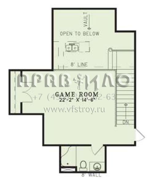 Проект двухэтажного дома с гаражом на три и более машин в классическом стиле S5-256 (110-00109)