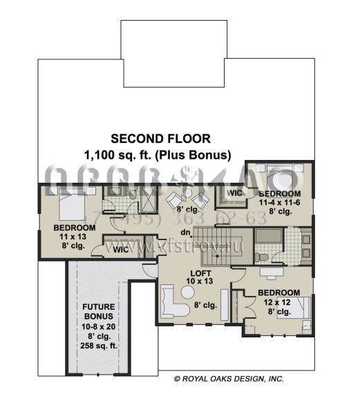 Проект двухэтажного дома с гаражом на две машины в современном стиле S5-291 (098-00379)