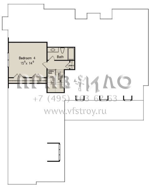 Проект одноэтажного дома с гаражом на две машины в классическом стиле S5-206 (8594-00346)