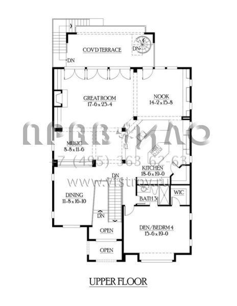 Проект современного дома с плоской крышей и гаражом на три машины  S5-311 (341-00128)