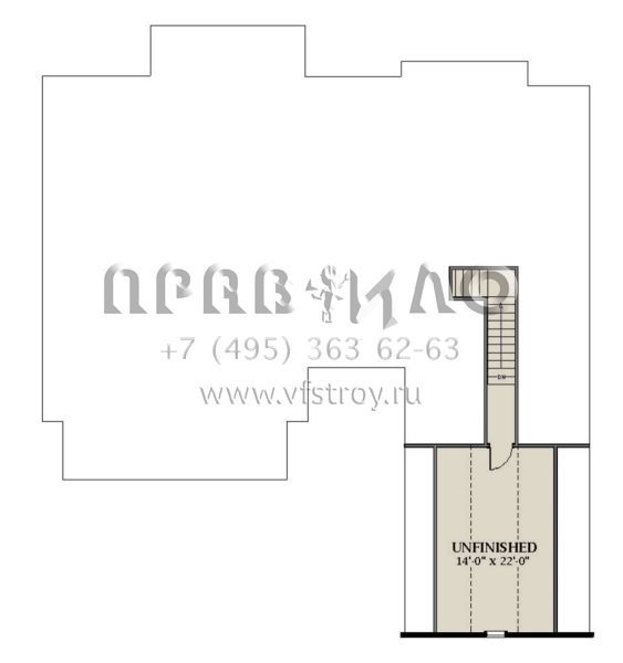 Проект одноэтажного дома с гаражом на две машины в современном стиле S5-236 (6849-00123)