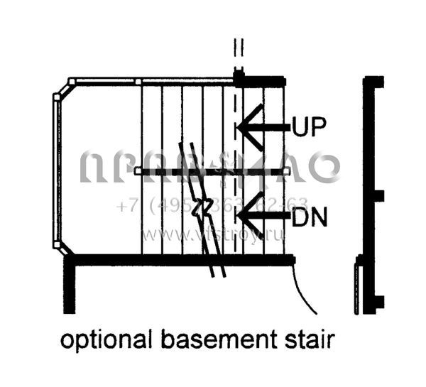 Проект одноэтажного дома с гаражом на две машины в стиле Ранчо S5-216 (402-01634)