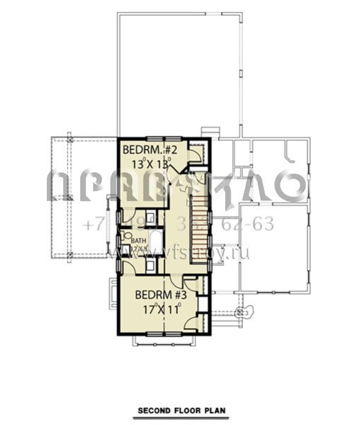 Проект двухэтажного дома с гаражом на две машины в современном стиле S5-182 (2464-00018)