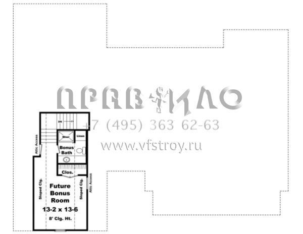 Проект одноэтажного дома с гаражом на две машины в стиле Ранчо S5-195 (348-00120)