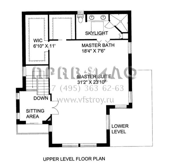 Проект двухэтажного дома с гаражом на две машины в американском стиле S5-267 (039-00581)