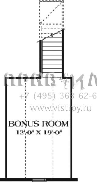 Проект одноэтажного дома с гаражом на две машины в американском стиле S5-203 (3323-00600)