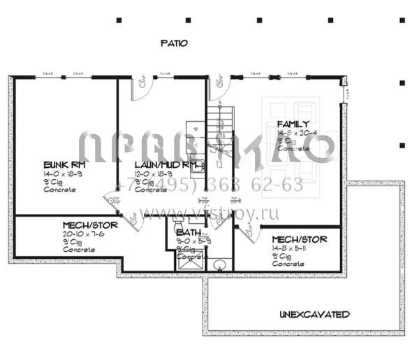 Проект двухэтажного дома без гаража в прибрежном стиле S5-156 (1637-00011)