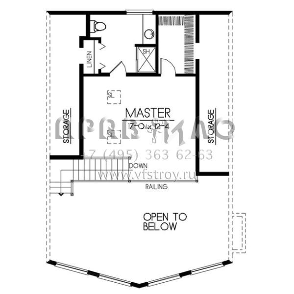Проект двухэтажного дома без гаража в современном стиле S5-145 (692-00217)