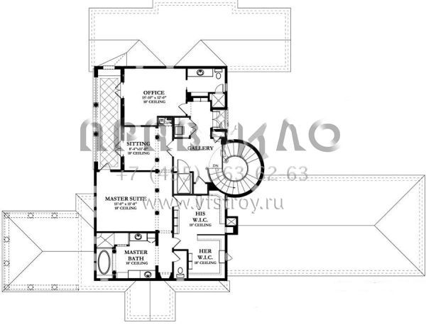 Проект одноэтажного дома с гаражом на три и более машин в современном стиле S5-419 (3978-00010)