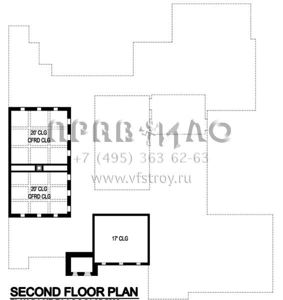 Проект одноэтажного дома с гаражом на три и более машин в прибрежном стиле S5-366 (5445-00318)
