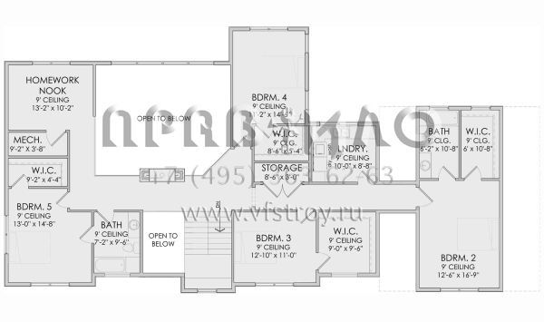 Проект двухэтажного дома с гаражом на две машины в современном стиле S5-376 (6422-00064)