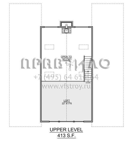 Проект двухэтажного дома без гаража в американском стиле S5-264 (7306-00018)