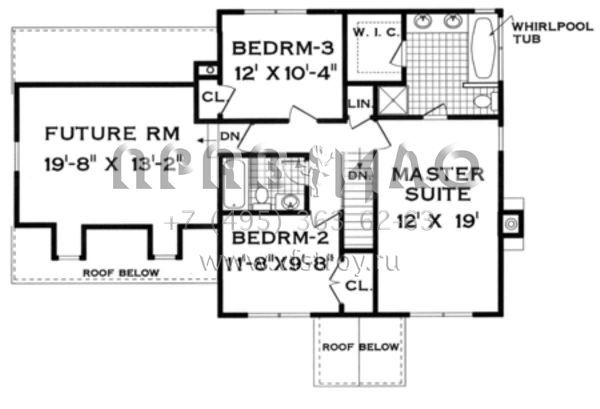 Проект двухэтажного дома с гаражом на две машины в стиле Особняк S5-156 (033-00027)