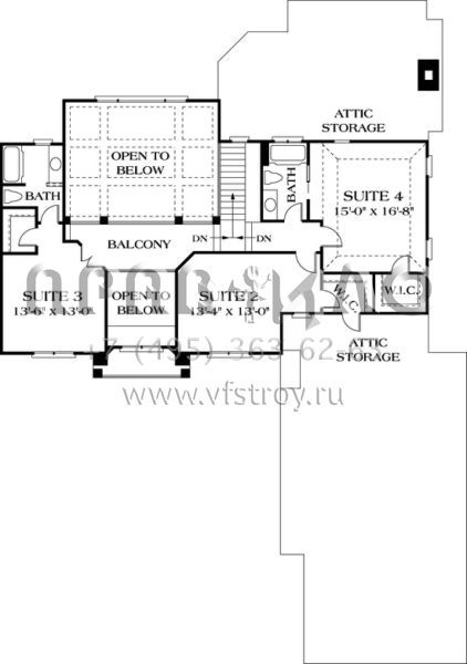 Проект двухэтажного дома с гаражом на три и более машин в современном стиле S5-510 (3323-00362)