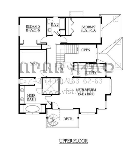 Проект двухэтажного дома с гаражом на три и более машин в скандинавском стиле S5-367 (341-00240)