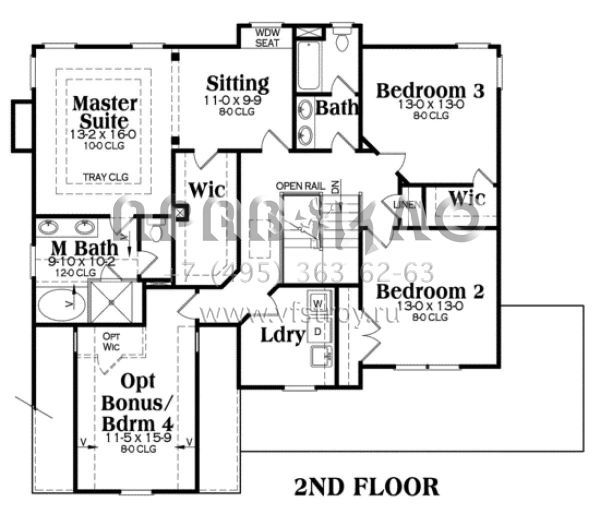 Проект двухэтажного дома с гаражом на две машины в американском стиле S5-231 (009-00051)