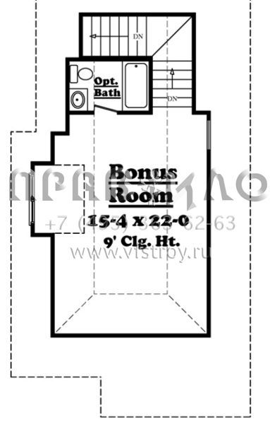Проект одноэтажного дома с гаражом на две машины в английском стиле S5-255 (041-00051)