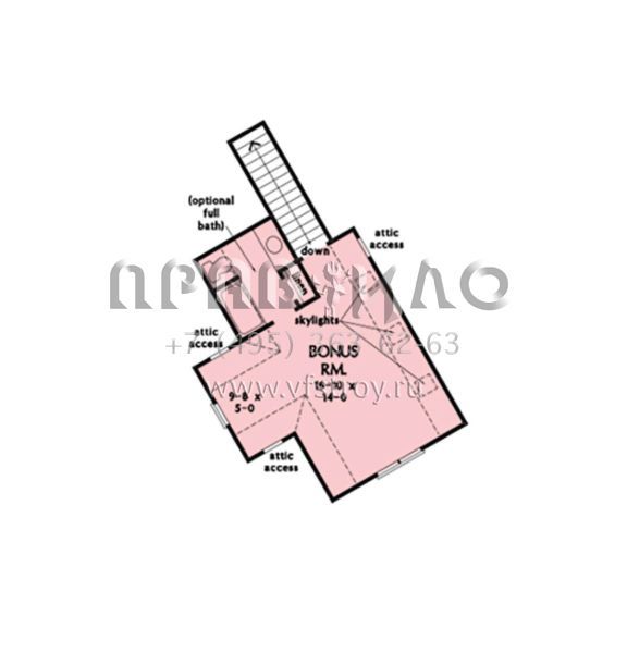 Проект одноэтажного дома с гаражом на две машины в современном стиле S5-186 (2865-00391)