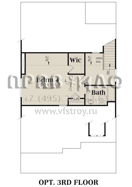 Проект двухэтажного дома с гаражом на две машины в американском стиле S5-210 (009-00286)