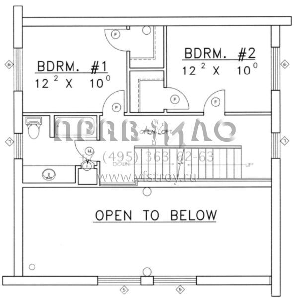 Проект трехэтажного дома без гаража в русском стиле S5-190 (039-00047)