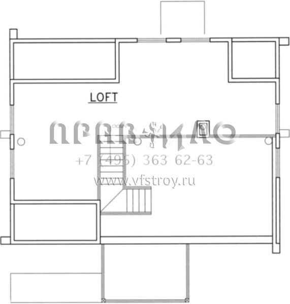 Проект двухэтажного дома с гаражом на две машины в стиле Шале S5-138 (039-00048)