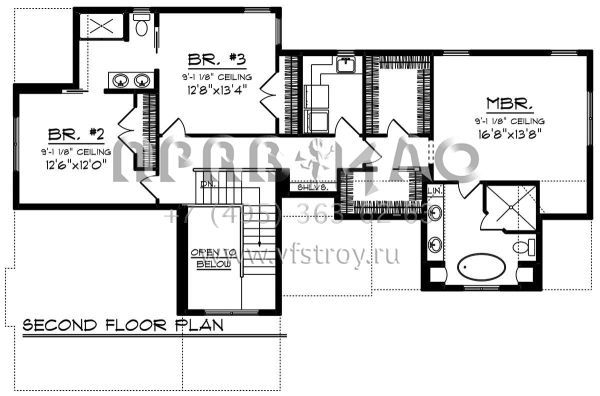 Проект одноэтажного дома с гаражом на две машины в американском стиле S5-227 (1020-00066)