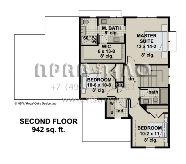Проект двухэтажного дома с гаражом на две машины в американском стиле S5-183 (098-00359)