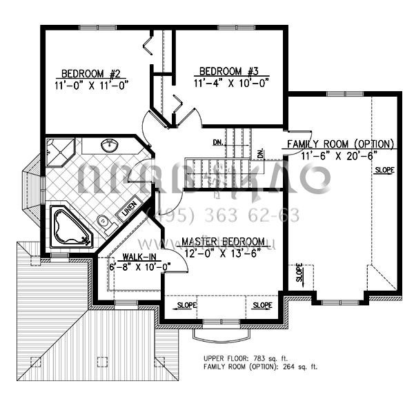 Проект двухэтажного дома с гаражом на одну машину в английском стиле S5-145 (1785-00144)