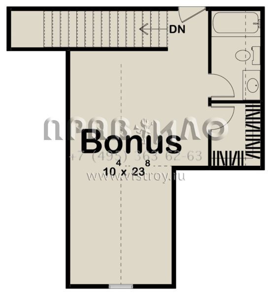 Проект одноэтажного дома с гаражом на три и более машин в современном стиле S5-222 (963-00551)