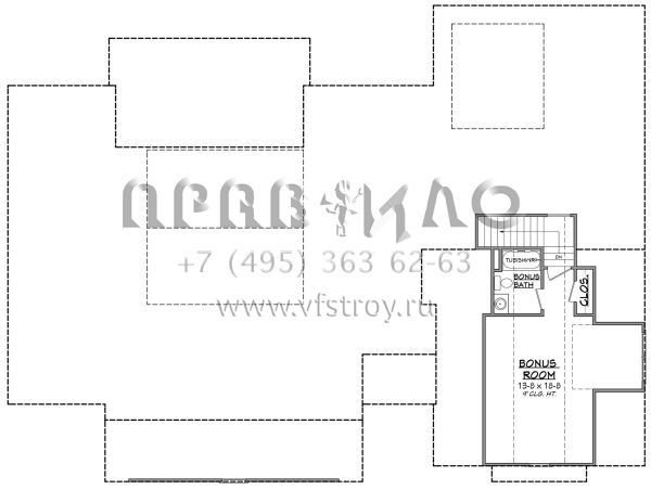 Проект двухэтажного дома с гаражом на две машины в современном стиле S5-263 (041-00204)