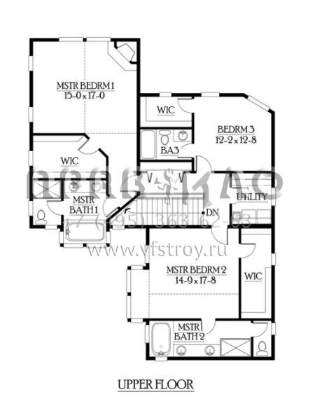 Проект двухэтажного дома с гаражом на две машины в американском стиле S5-329 (341-00234)
