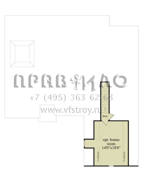Проект одноэтажного дома с гаражом на две машины в стиле Шале S5-204 (957-00044)