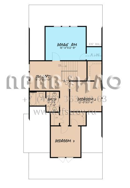 Проект двухэтажного дома с гаражом на две машины в американском стиле S5-219 (8318-00152)