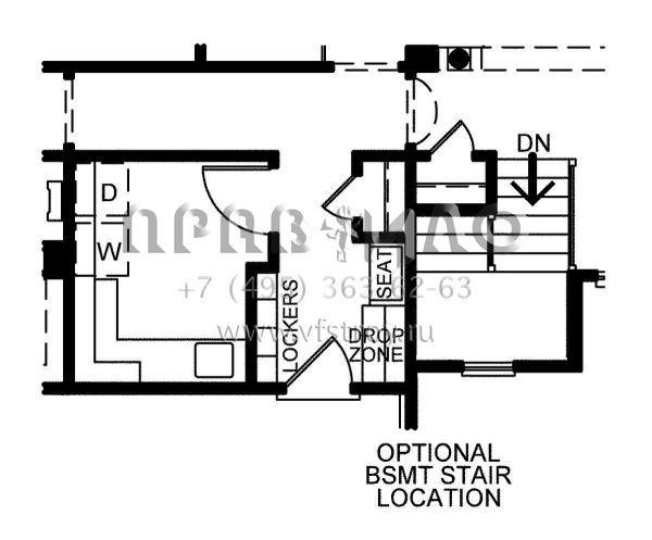 Проект одноэтажного дома с гаражом на три и более машин в стиле Ранчо S5-203 (402-01550)