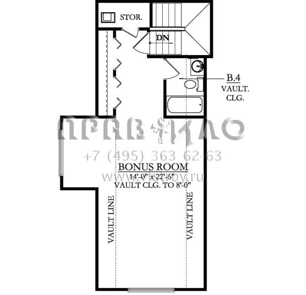 Проект двухэтажного дома с гаражом на три и более машин в современном стиле S5-312 (3978-00176)