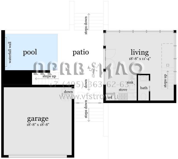 Проект дома Два кубика S5-111 (028-00141)