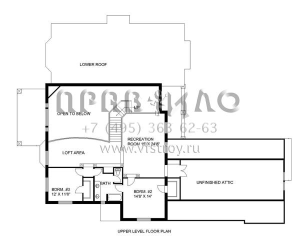 Проект двухэтажного дома с гаражом на три и более машин в современном стиле S5-391 (039-00154)