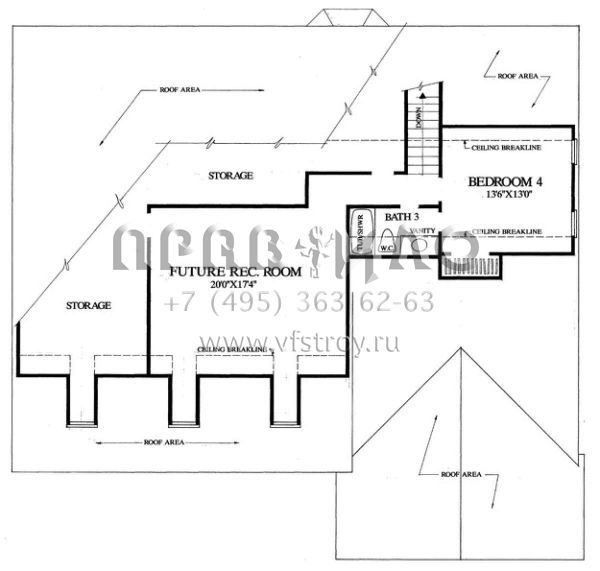 Проект двухэтажного дома с гаражом на две машины в современном стиле S5-211 (7922-00120)