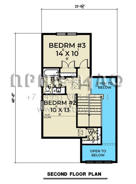 Проект двухэтажного дома с гаражом на три и более машин в современном стиле S5-198 (2464-00016)