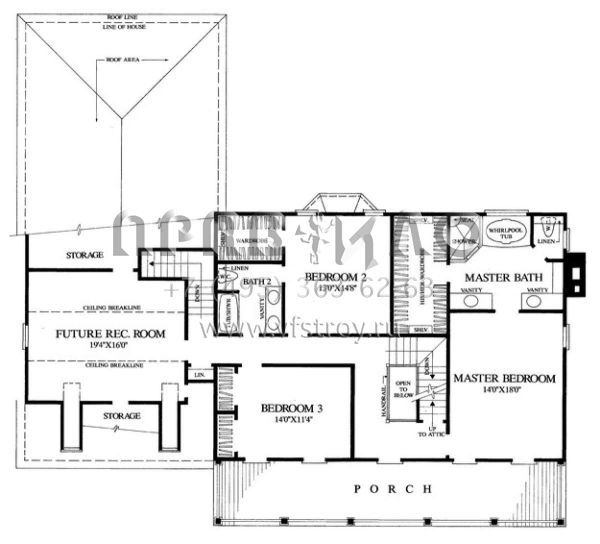 Проект двухэтажного дома с гаражом на две машины в современном стиле S5-306 (7922-00078)
