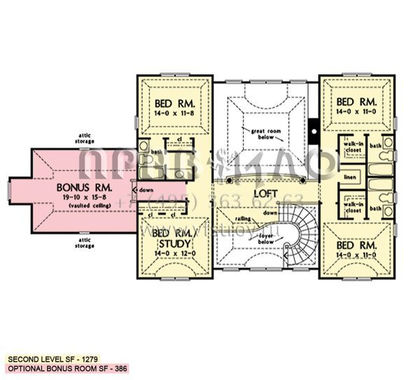 Проект двухэтажного дома с гаражом на две машины в английском стиле S5-310 (2865-00397)