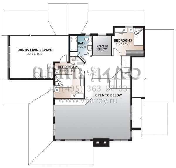 Проект двухэтажного дома с гаражом на две машины в английском стиле S5-196 (034-00028)