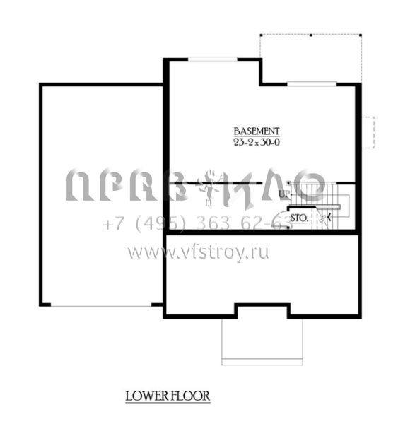 Проект двухэтажного дома с гаражом на три и более машин в скандинавском стиле S5-352 (341-00220)