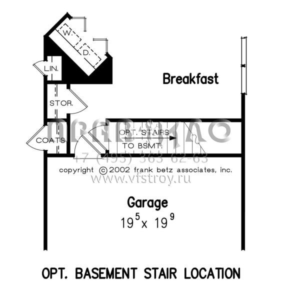 Проект одноэтажного дома с гаражом на две машины в стиле Ранчо S5-140 (8594-00424)