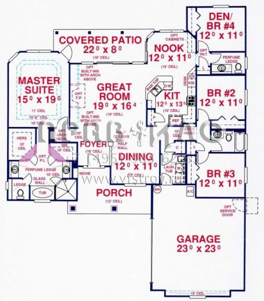 Проект одноэтажного дома с гаражом на две машины в современном стиле S5-209 (4766-00145)